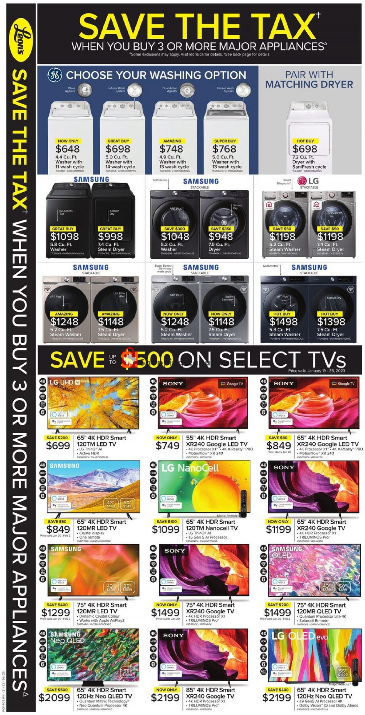 Leon's Furniture flyer from Thursday January 19, 2023 to Wednesday February 8, 2023 - page 6