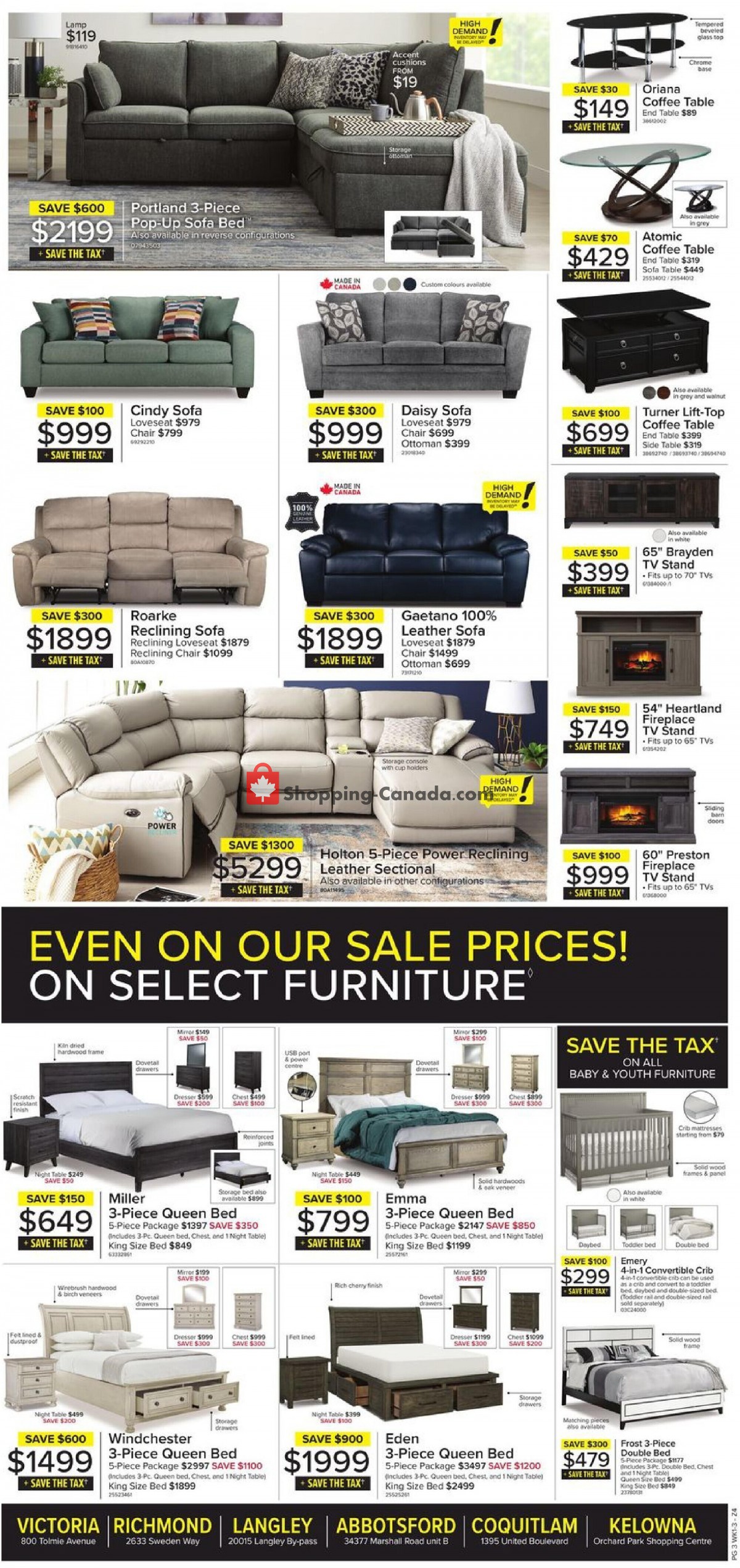 Leon's Furniture flyer from Thursday January 19, 2023 to Wednesday February 8, 2023 - page 3