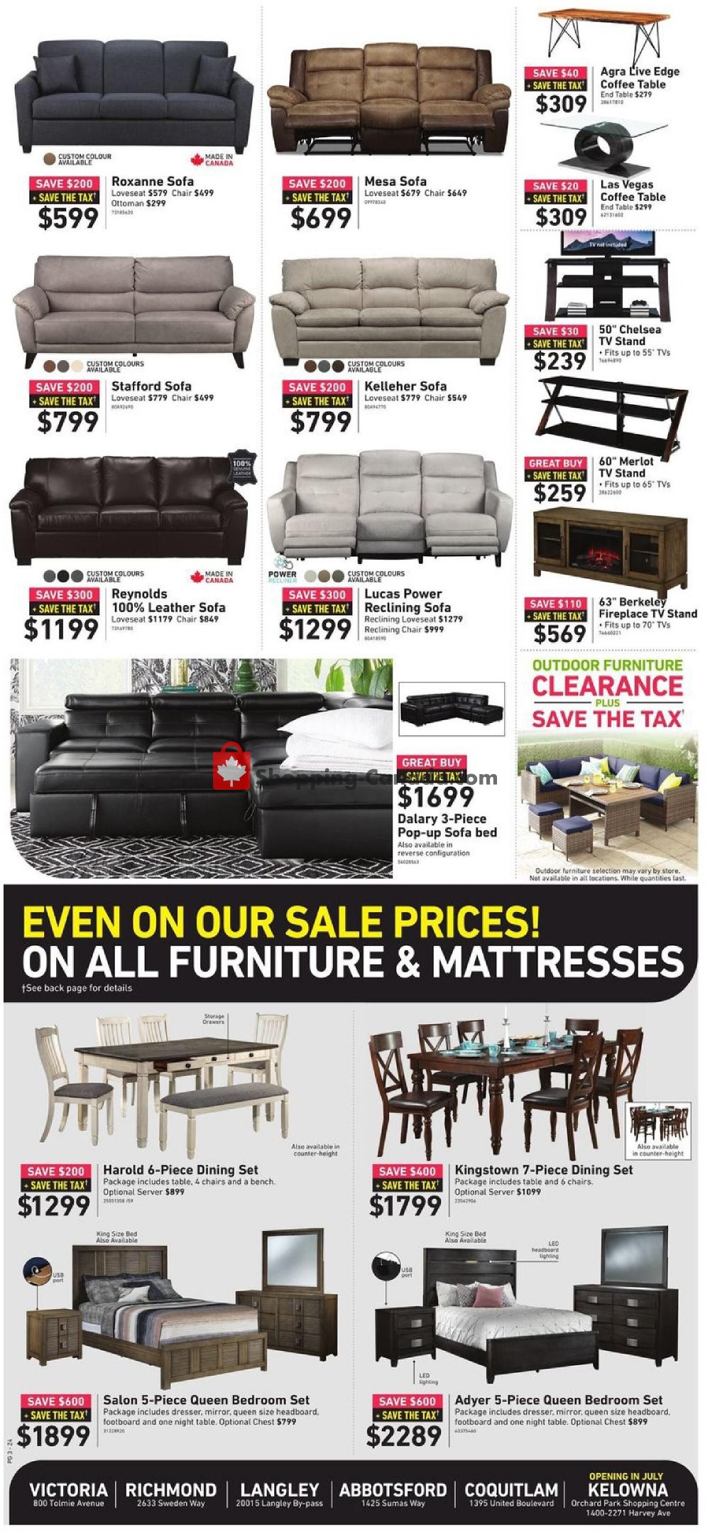 Leon's Furniture flyer from Friday July 3, 2020 to Wednesday July 15, 2020 - page 3