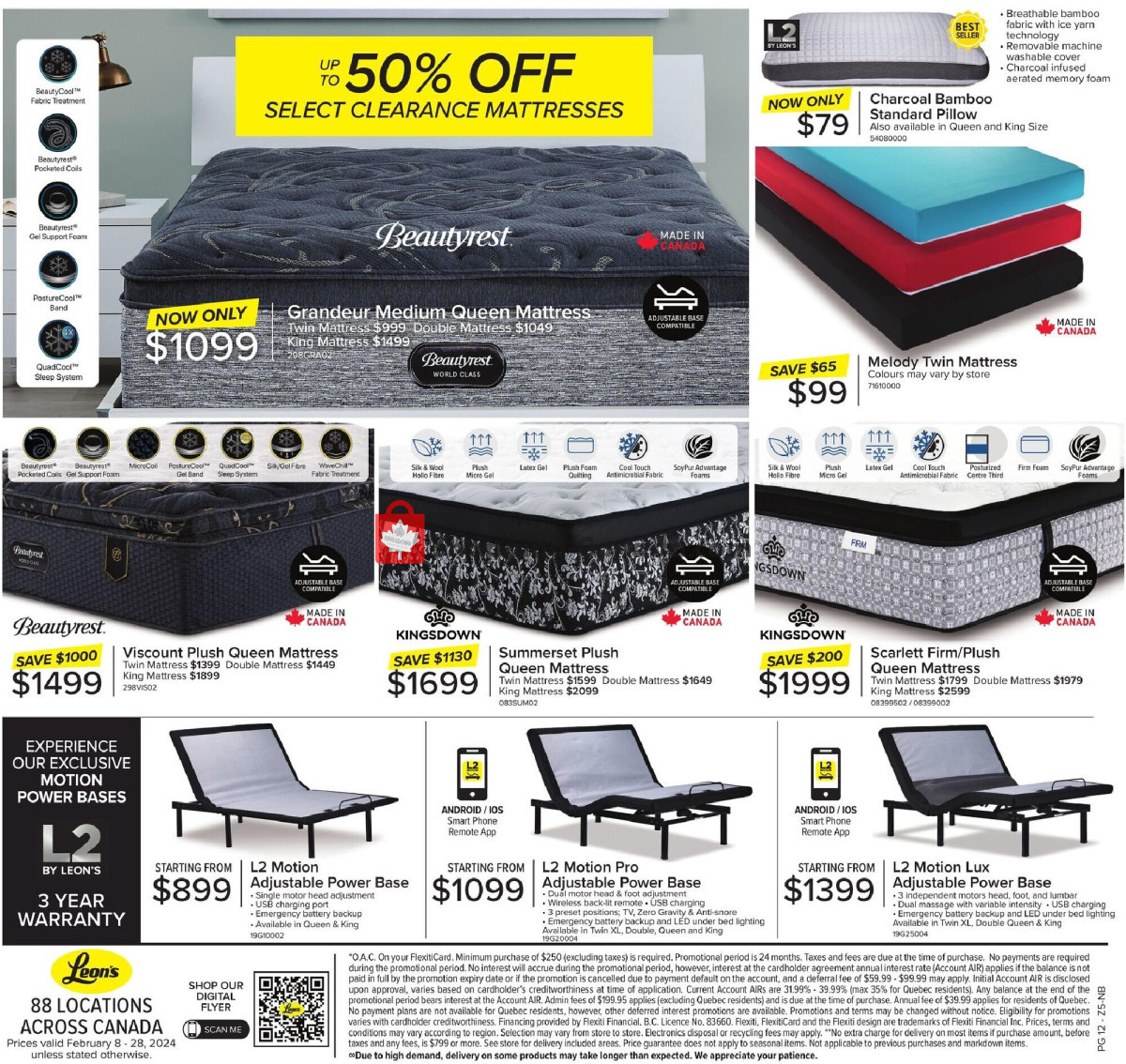 Leon's Furniture flyer from Thursday February 8, 2024 to Wednesday February 28, 2024 - page 12