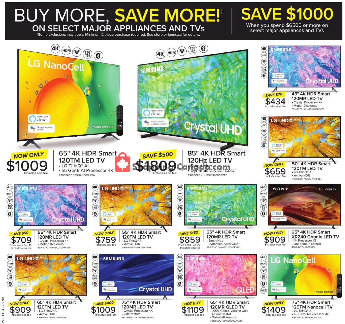 Leon's Furniture flyer from Thursday February 8, 2024 to Wednesday February 28, 2024 - page 16