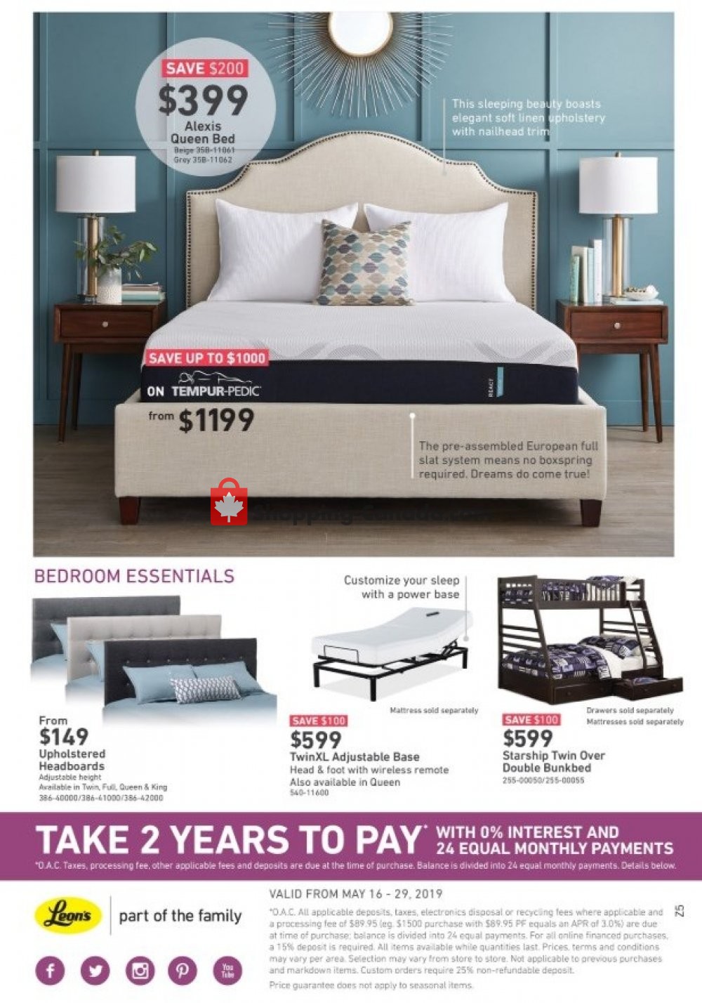 Leon's Furniture flyer from Thursday May 16, 2019 to Wednesday May 29, 2019 - page 12