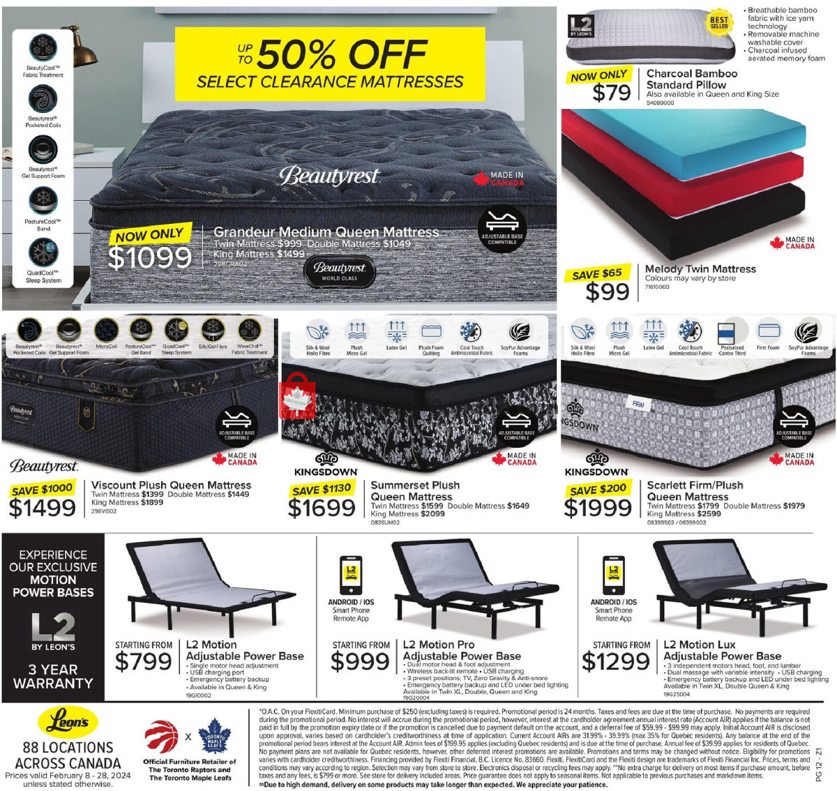 Leon's Furniture flyer from Thursday February 8, 2024 to Wednesday February 28, 2024 - page 12