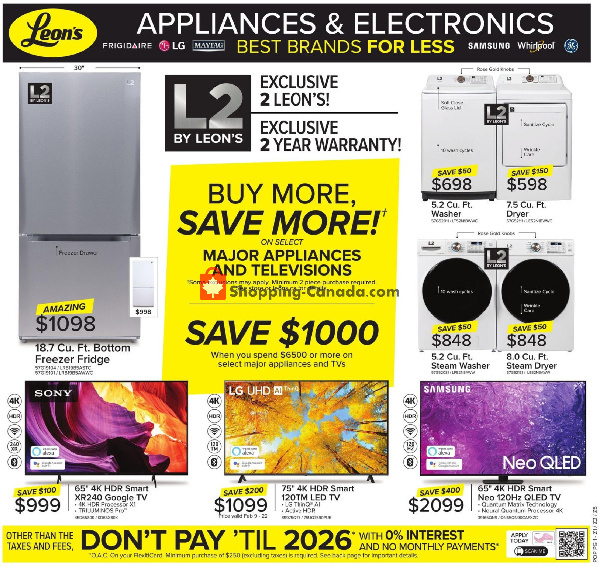 Leon's Furniture flyer from Thursday February 8, 2024 to Wednesday February 28, 2024 - page 13