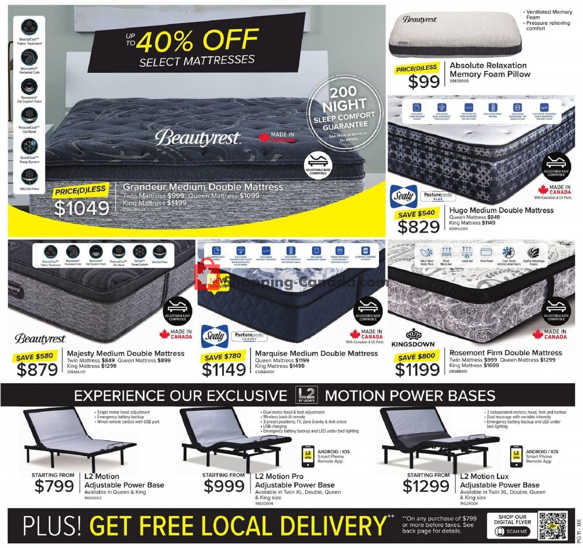 Leon's Furniture Canada, flyer (Special Offer QC) June 1 June 21, 2023 Shopping Canada