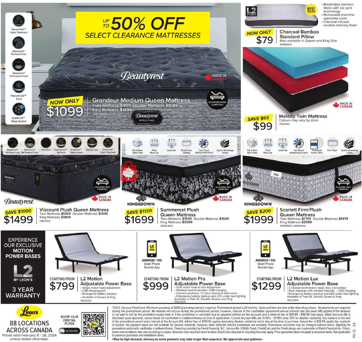 Leon's Furniture flyer from Thursday February 8, 2024 to Wednesday February 28, 2024 - page 12
