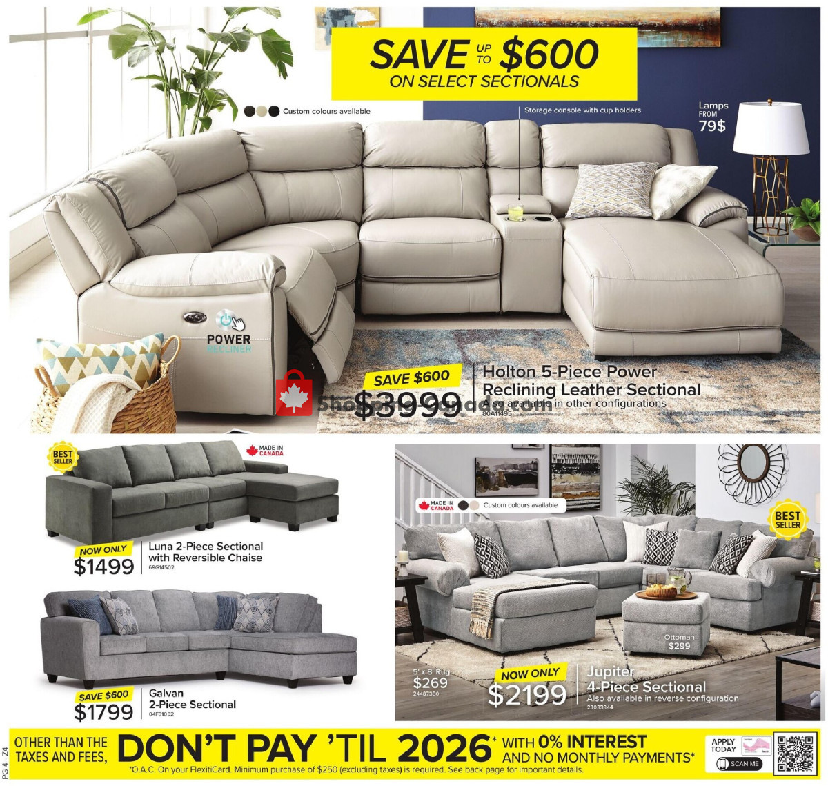 Leon's Furniture flyer from Thursday February 8, 2024 to Wednesday February 28, 2024 - page 4