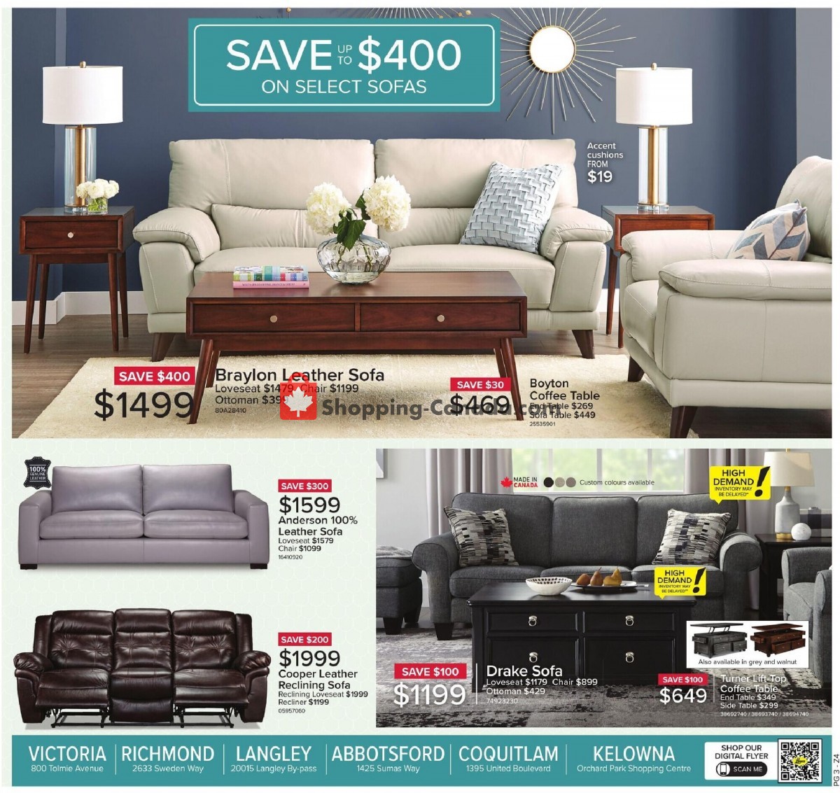Leon's Furniture Canada, flyer (Special Offer West) June 9 June