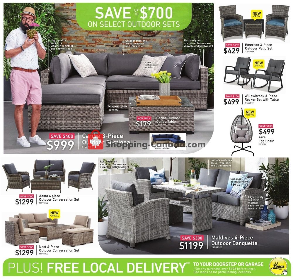 Leon's Furniture Canada, flyer (Spring It ON West) April 30 May
