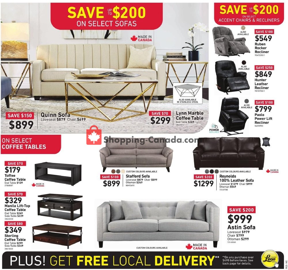 Leon's Furniture flyer from Wednesday July 29, 2020 to Wednesday August 12, 2020 - page 3
