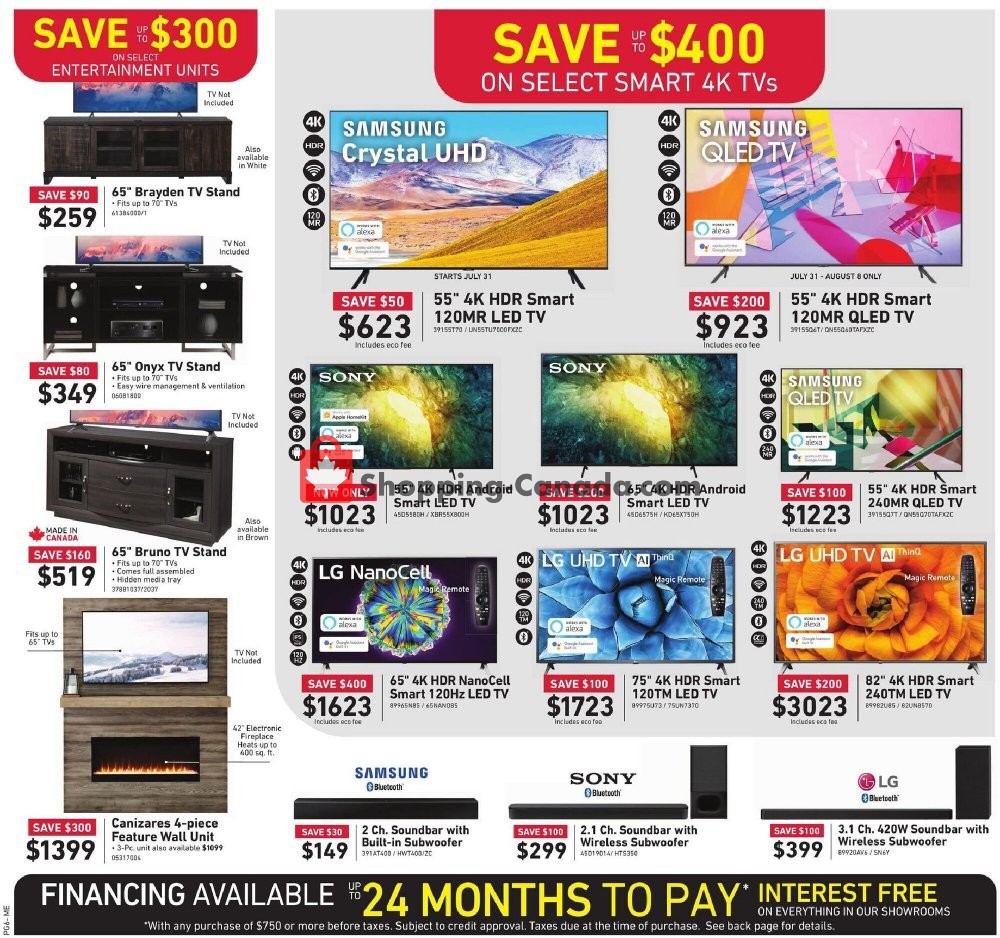 Leon's Furniture flyer from Wednesday July 29, 2020 to Wednesday August 12, 2020 - page 6