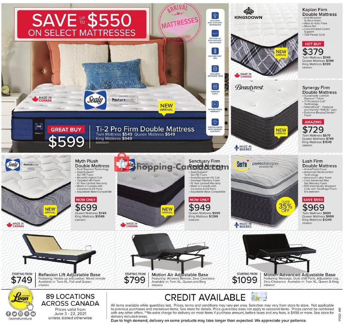 Leon's Furniture flyer from Thursday June 3, 2021 to Wednesday June 23, 2021 - page 14