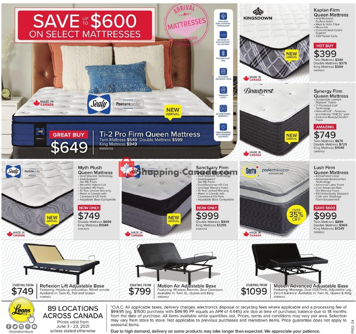 Leon's Furniture flyer from Thursday June 3, 2021 to Wednesday June 23, 2021 - page 13