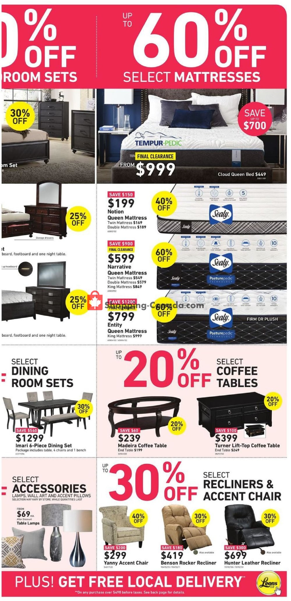 Leon's Furniture flyer from Friday February 22, 2019 to Sunday February 24, 2019 - page 3