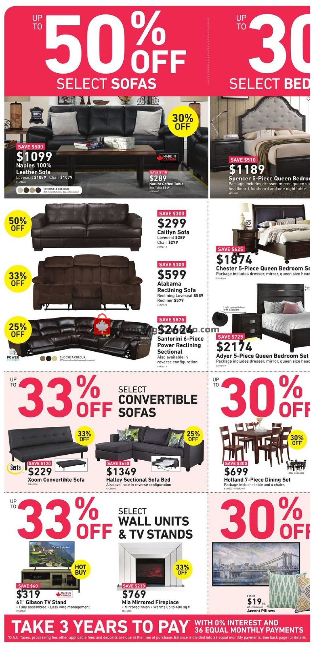 Leon's Furniture flyer from Friday February 22, 2019 to Sunday February 24, 2019 - page 2