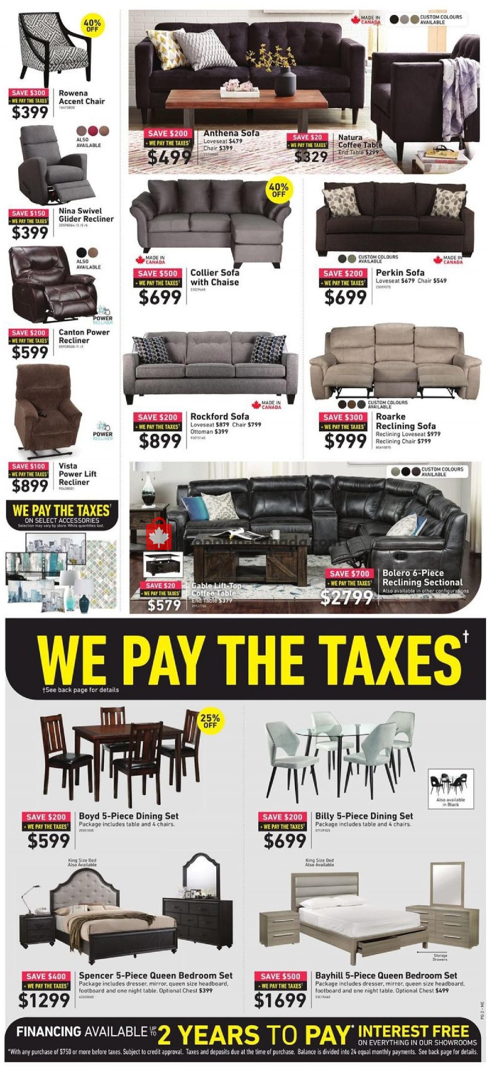 Leon's Furniture flyer from Friday July 3, 2020 to Wednesday July 15, 2020 - page 2