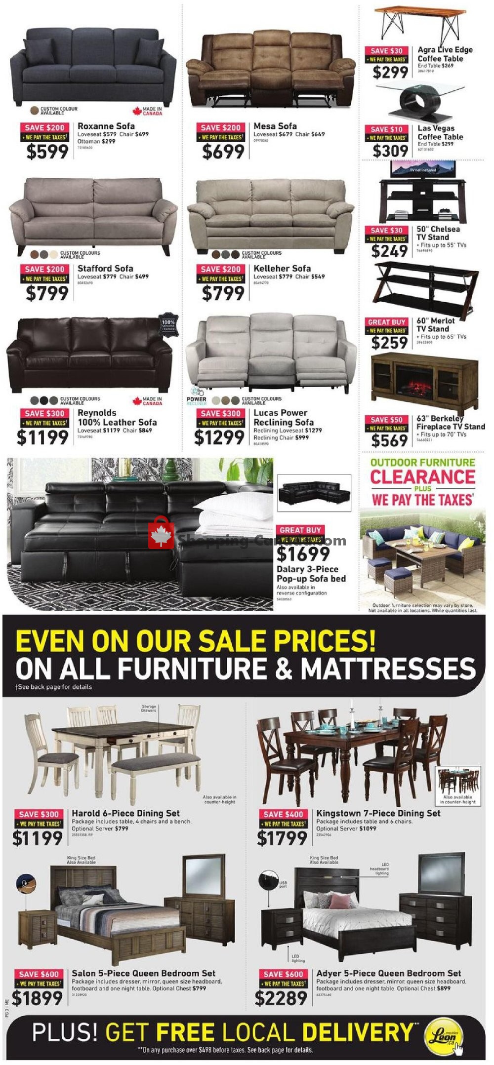 Leon's Furniture flyer from Friday July 3, 2020 to Wednesday July 15, 2020 - page 3