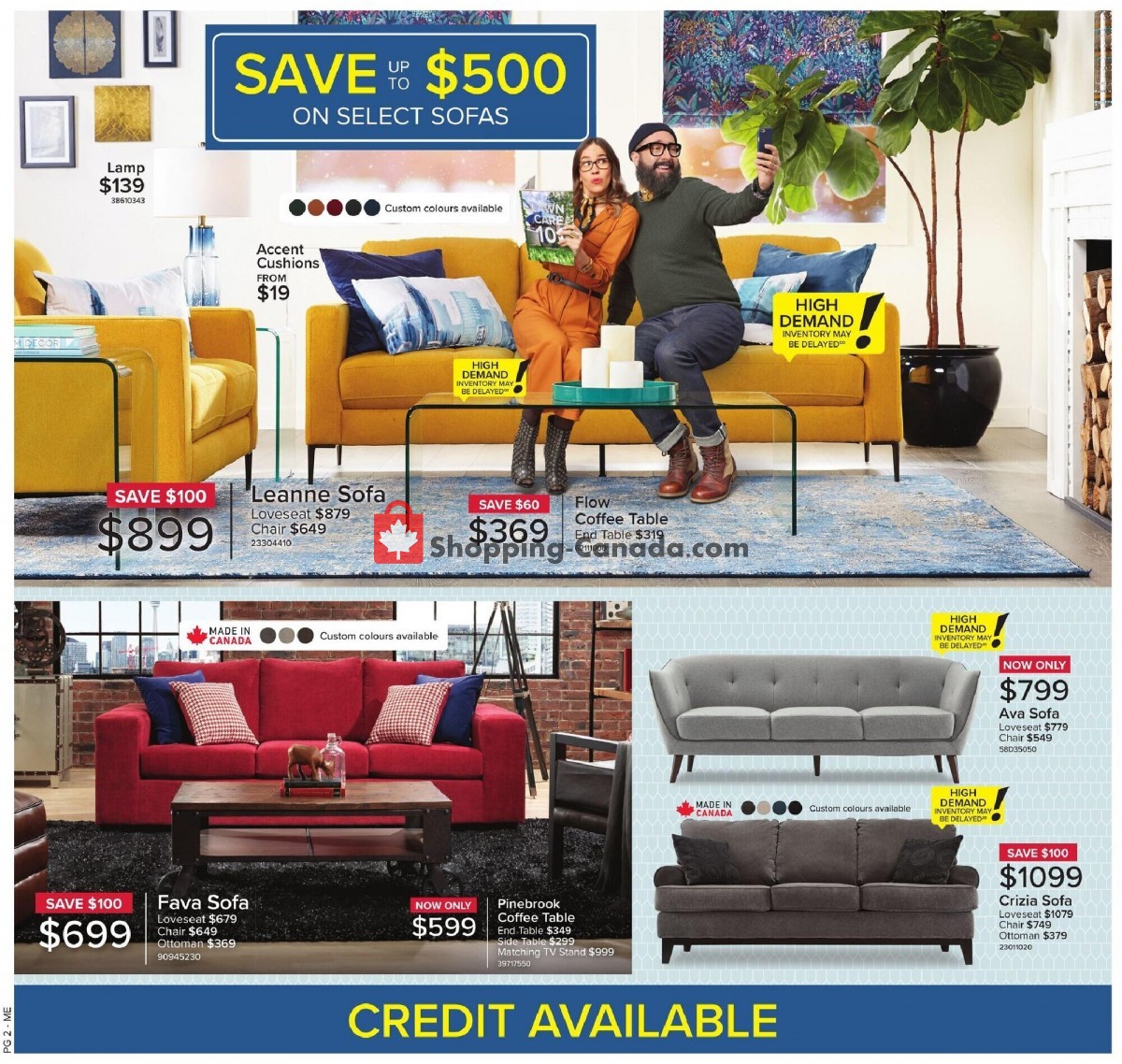 Leon's Furniture Canada, flyer To The SaveBourhood Event