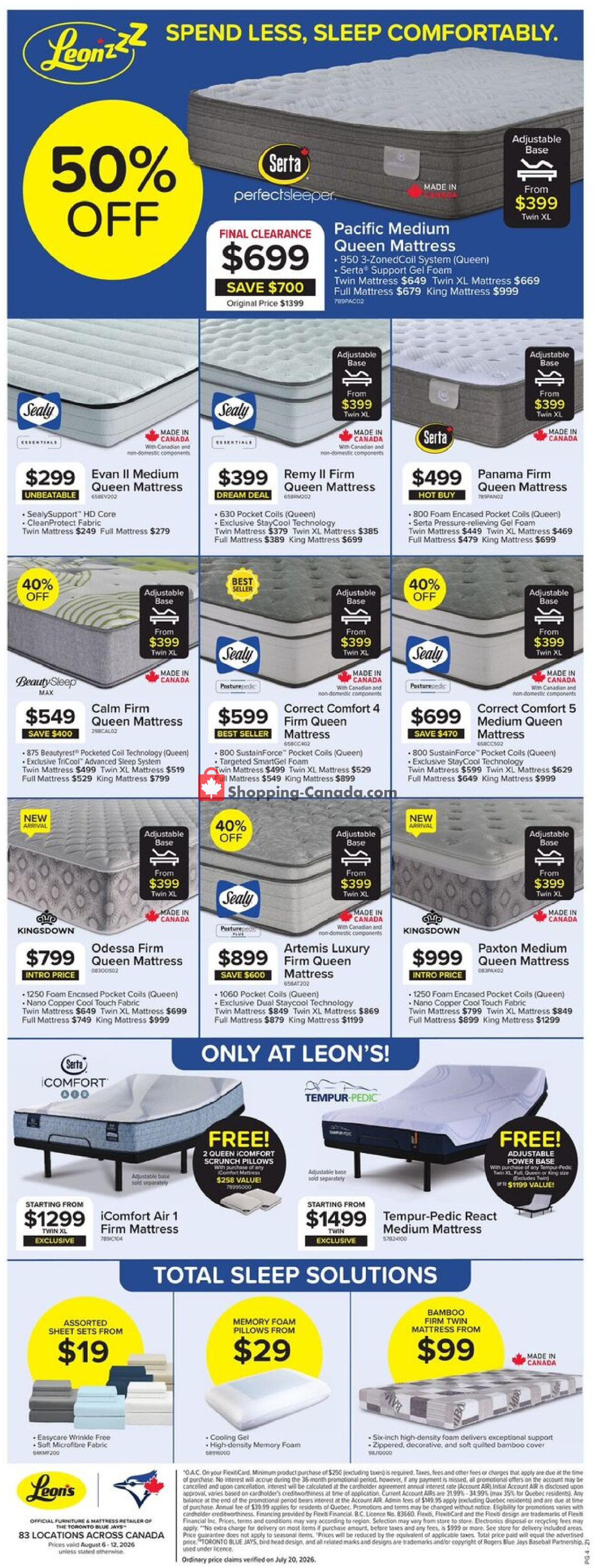 Leons flyer from Thursday August 6, 2026 to Wednesday August 12, 2026 - page 4