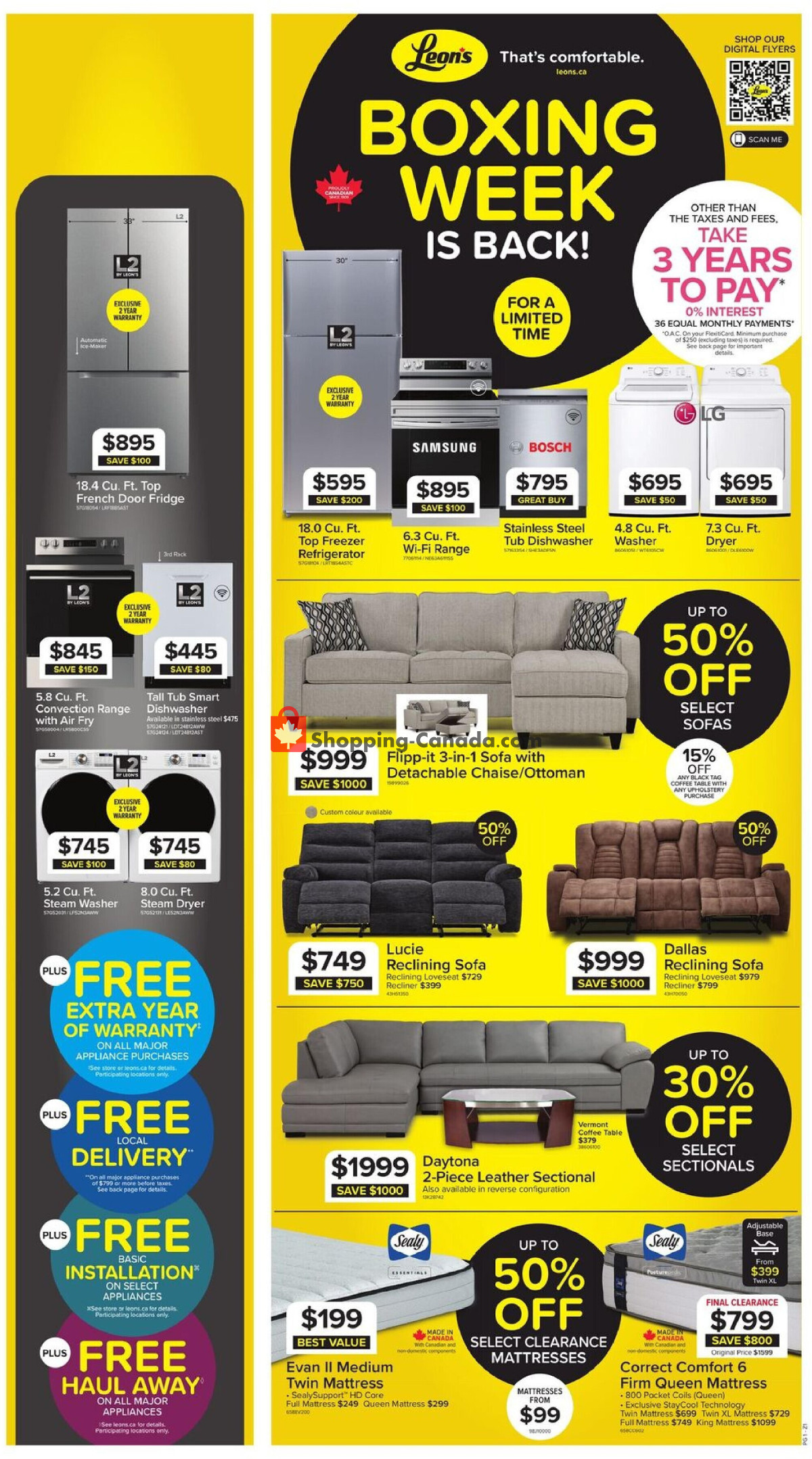 Leons flyer from Thursday June 25, 2026 to Wednesday July 8, 2026 - page 1