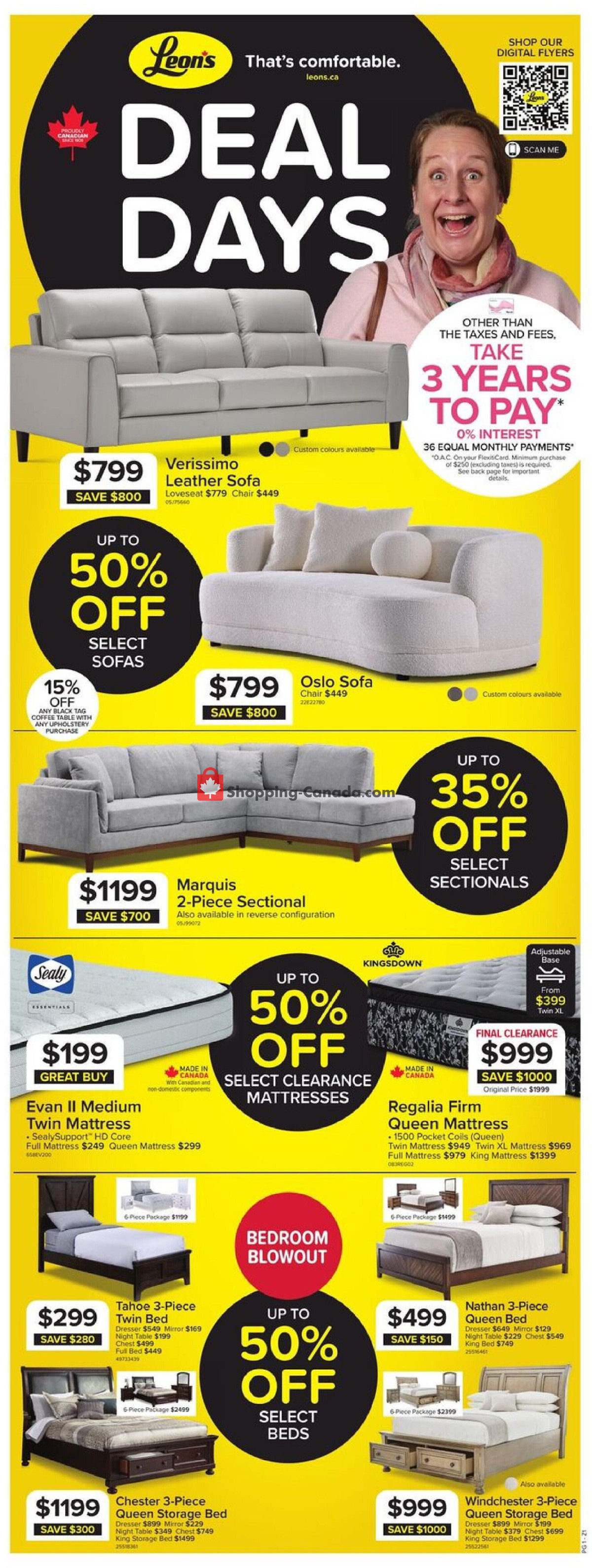 First page of Leons flyer - preview - from Thursday May 14, 2026 to Wednesday June 3, 2026