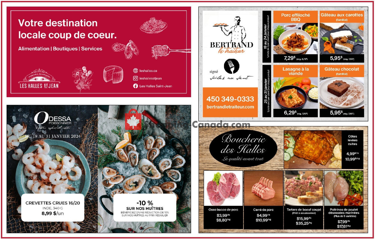 Les Halles St Jean flyer from Thursday January 18, 2024 to Wednesday January 31, 2024 - page 2
