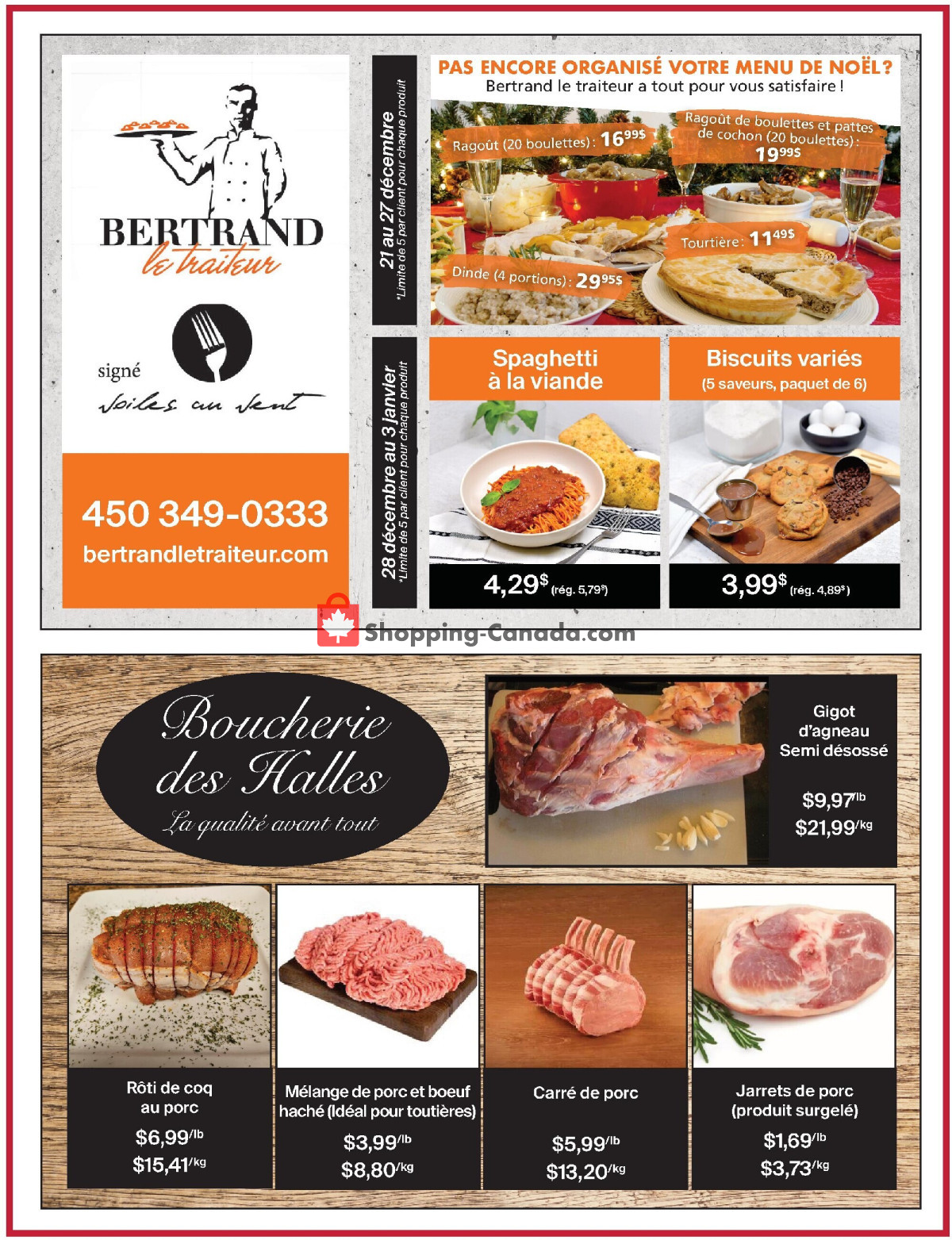 Les Halles St Jean flyer from Thursday December 21, 2023 to Wednesday January 3, 2024 - page 3