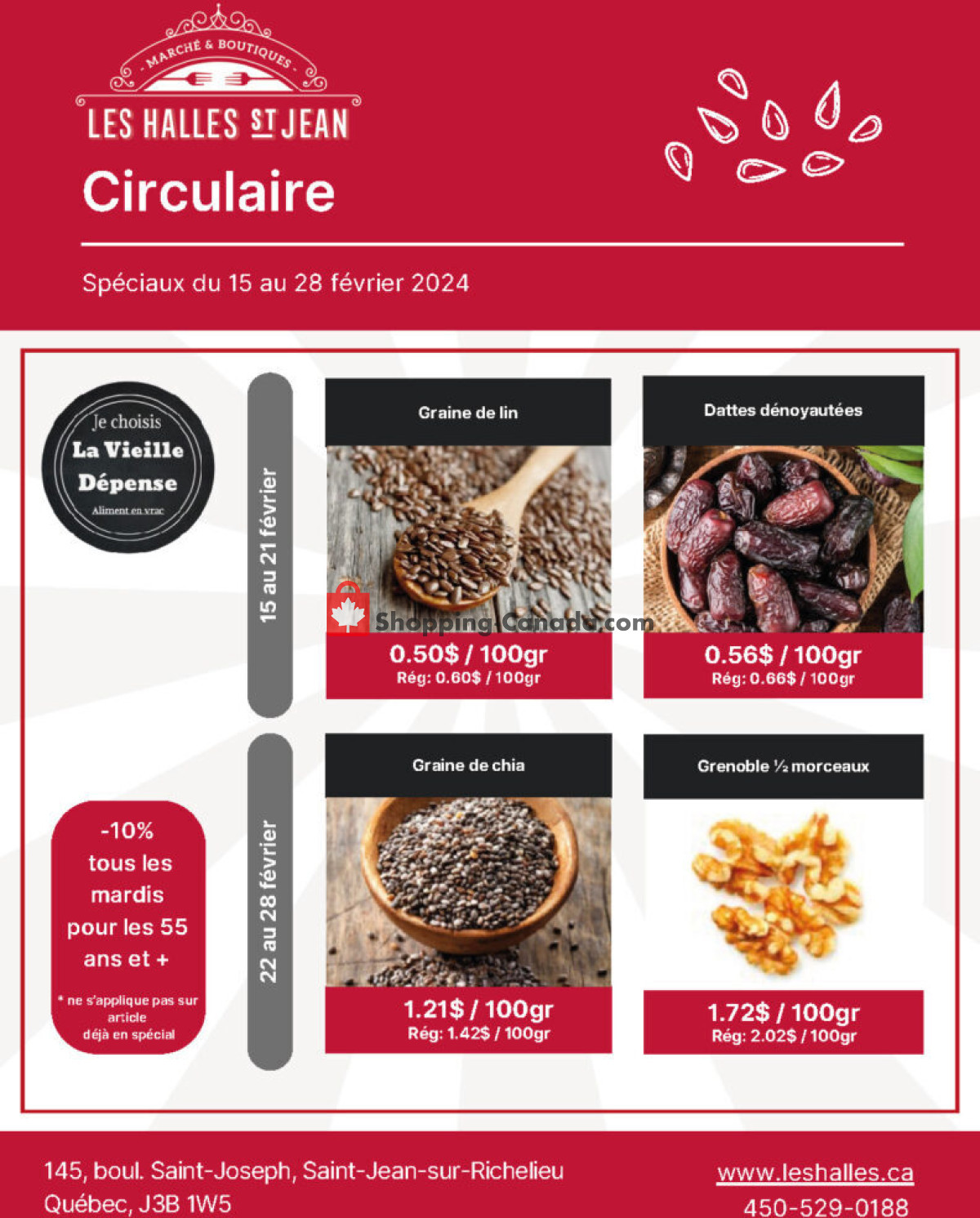 Les Halles St Jean flyer from Thursday February 15, 2024 to Wednesday February 28, 2024 - page 4