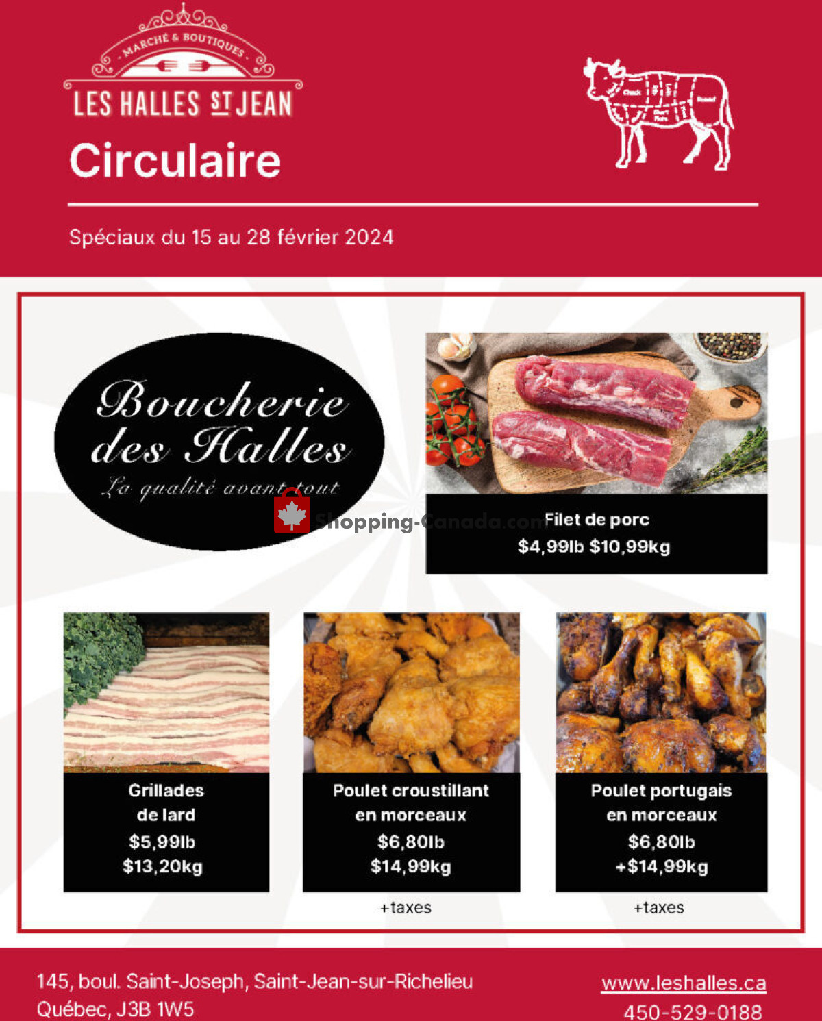 Les Halles St Jean flyer from Thursday February 15, 2024 to Wednesday February 28, 2024 - page 7