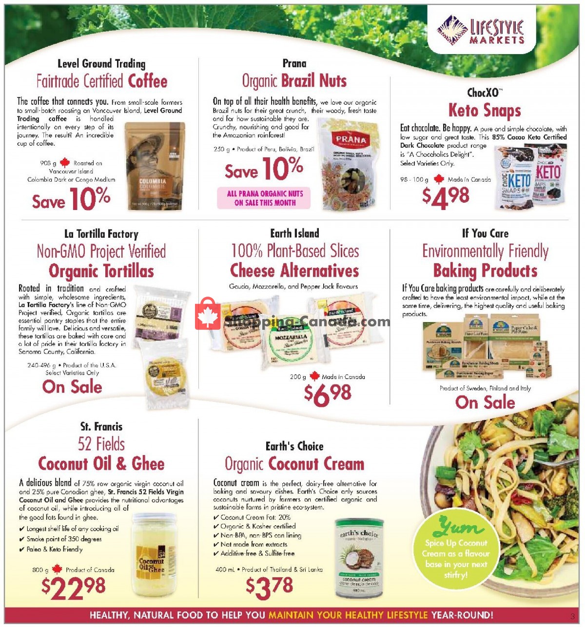 Lifestyle Markets flyer from Wednesday March 31, 2021 to Sunday April 18, 2021 - page 3
