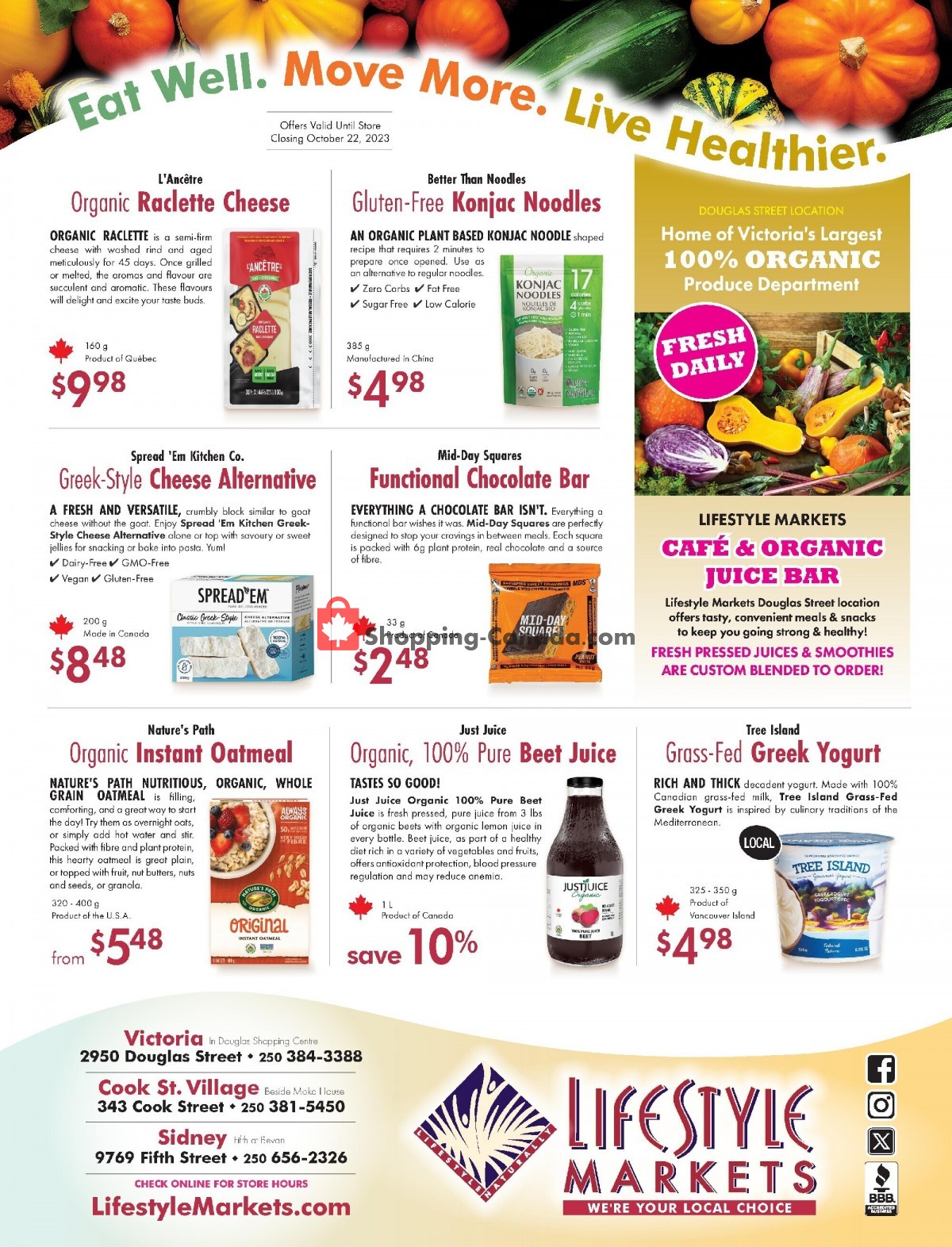 Lifestyle Markets flyer from Sunday October 1, 2023 to Sunday October 22, 2023 - page 2