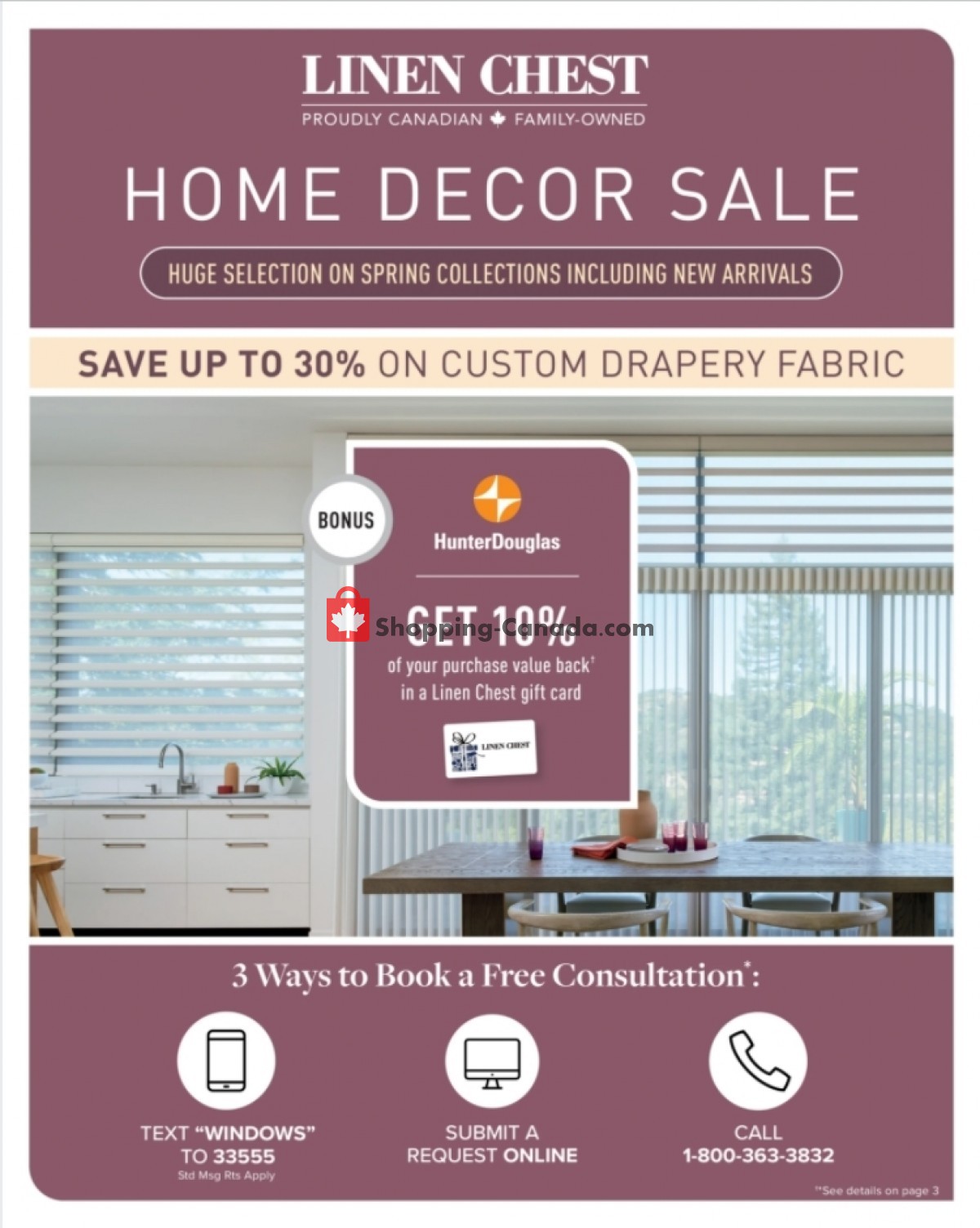 Linen Chest flyer from Wednesday March 24, 2021 to Sunday April 18, 2021 - page 1