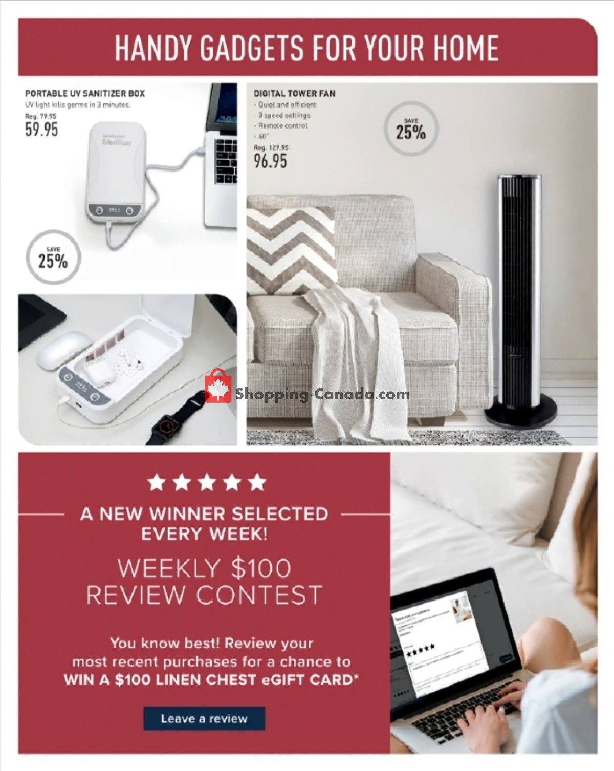 Linen Chest flyer from Wednesday March 24, 2021 to Sunday April 18, 2021 - page 31