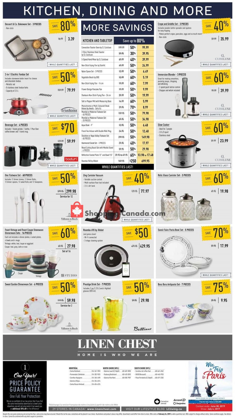 Linen Chest flyer from Wednesday January 30, 2019 to Sunday February 24, 2019 - page 11