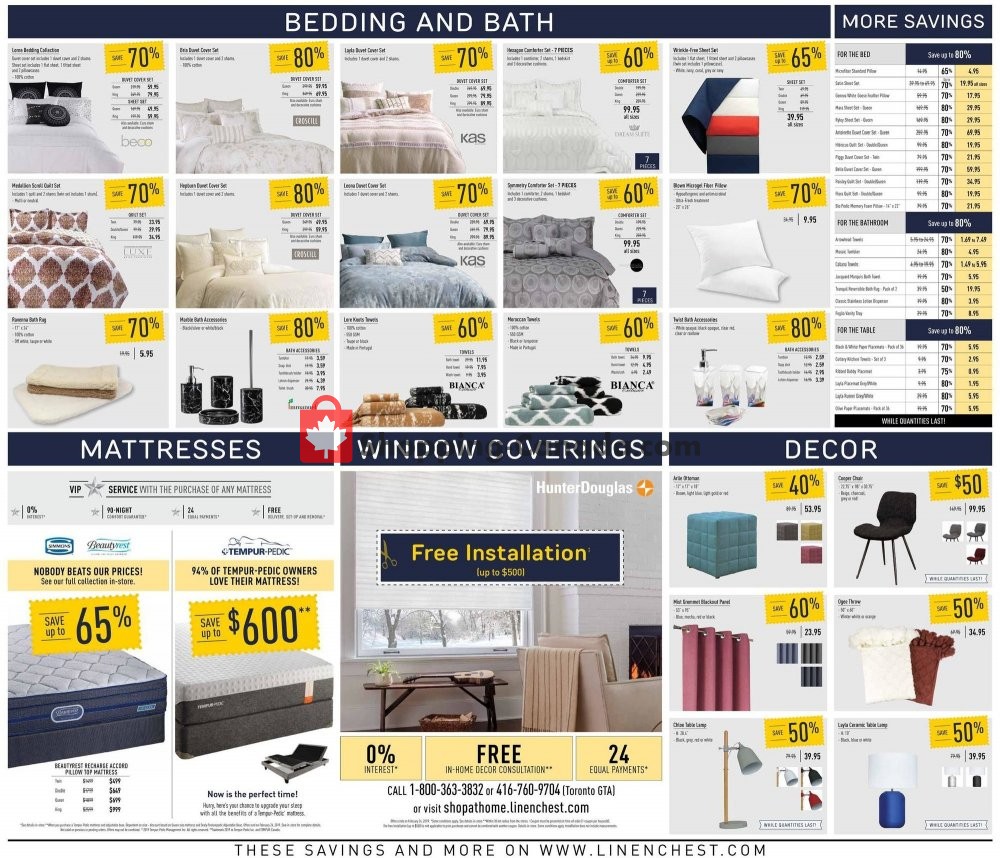 Linen Chest flyer from Wednesday January 30, 2019 to Sunday February 24, 2019 - page 5