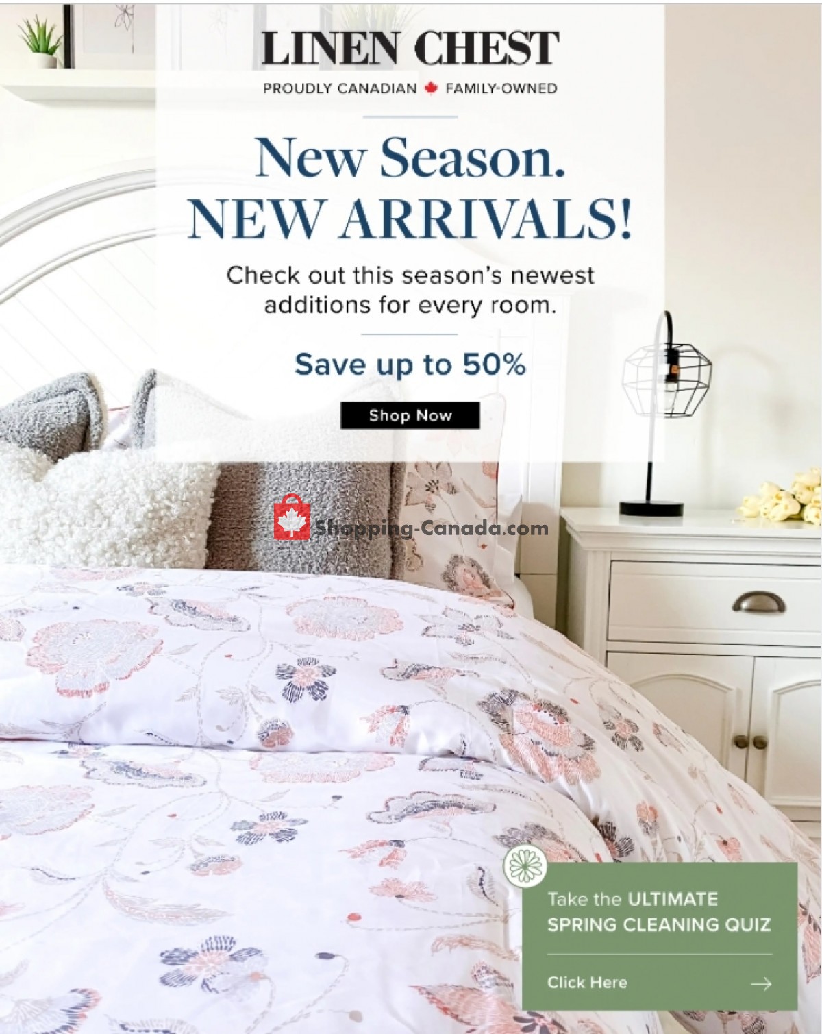 Linen Chest flyer from Thursday April 29, 2021 to Wednesday May 12, 2021 - page 1