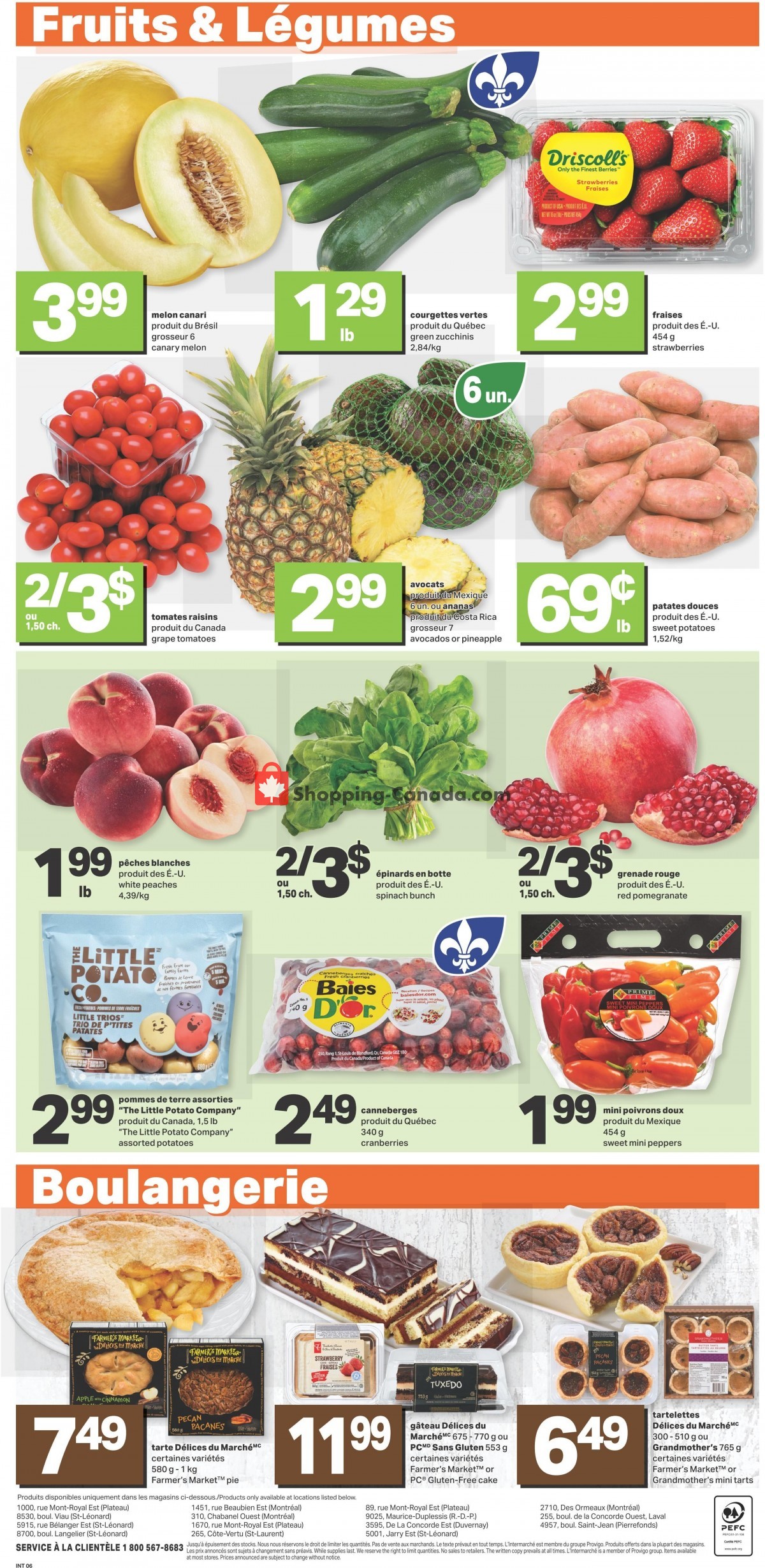 L'inter Marché flyer from Thursday October 5, 2023 to Wednesday October 11, 2023 - page 6