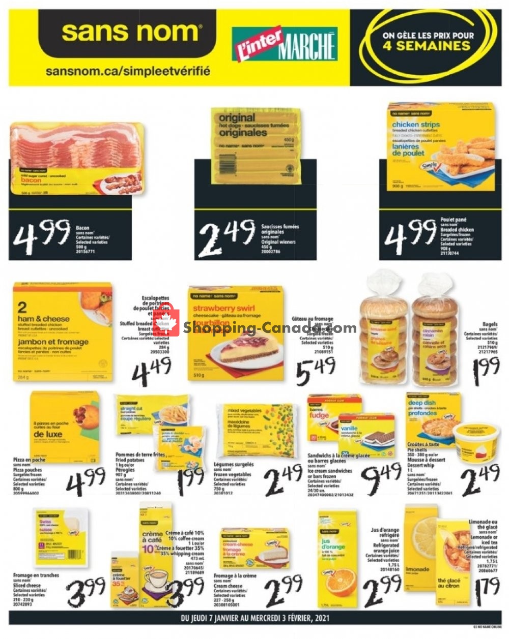 L'inter Marché flyer from Thursday January 7, 2021 to Wednesday February 3, 2021 - page 1