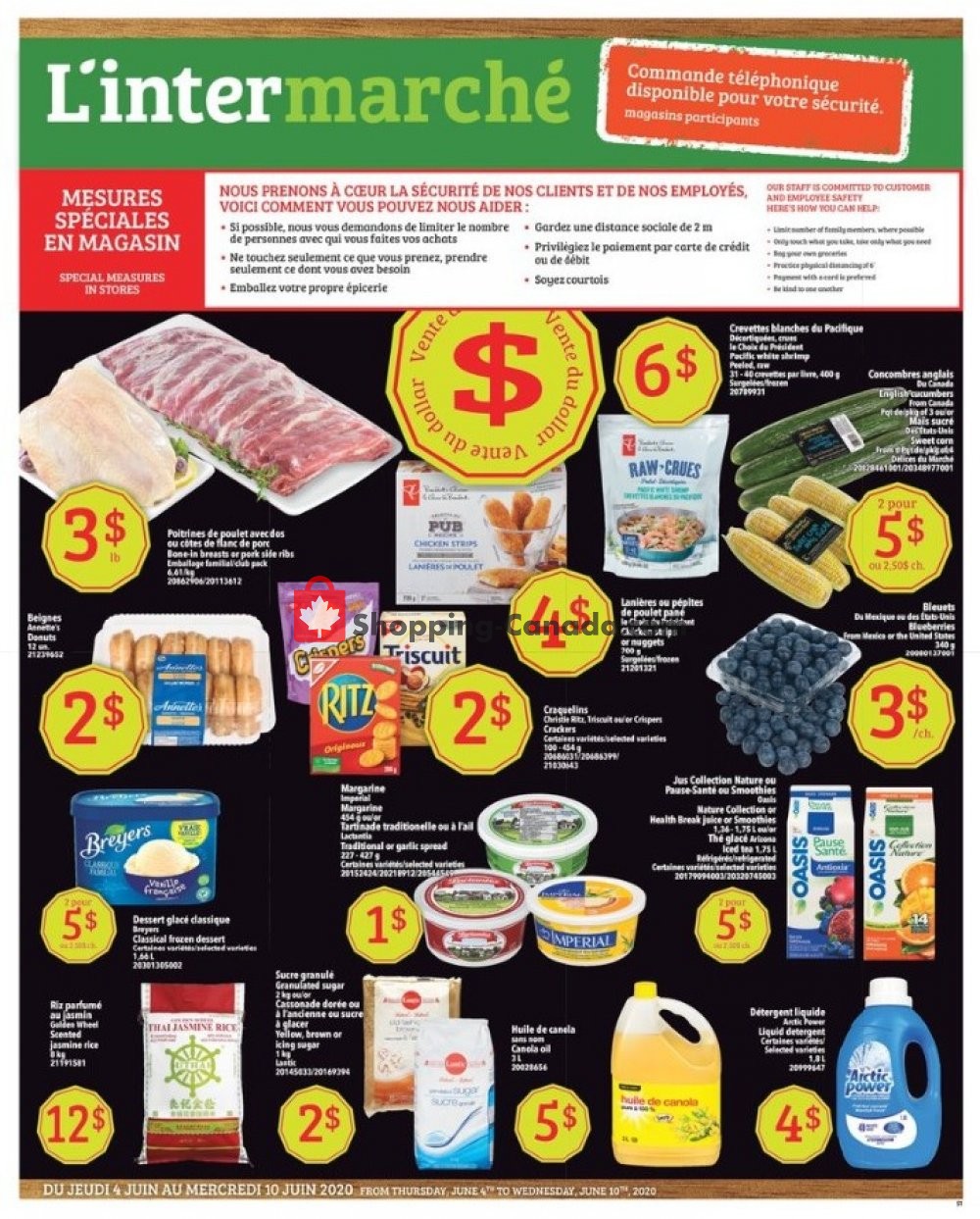 L'inter Marché flyer from Thursday June 4, 2020 to Wednesday June 10, 2020 - page 1