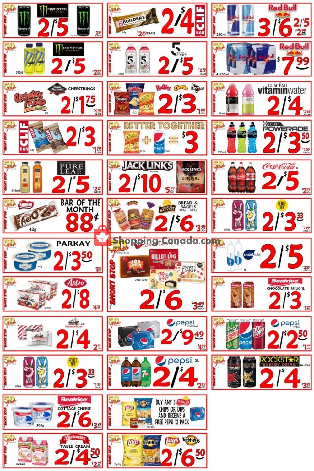 Little Short Stop Stores flyer from Tuesday January 14, 2020 to Monday January 20, 2020 - page 1