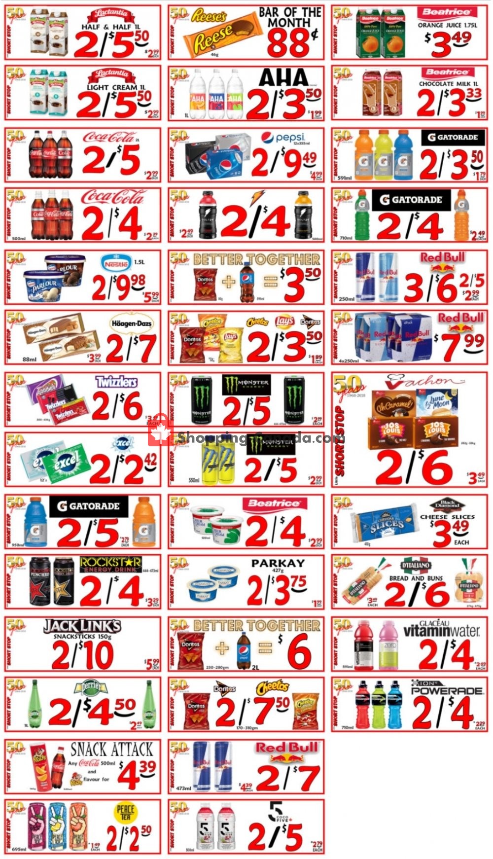 Little Short Stop Stores flyer from Friday July 10, 2020 to Thursday July 16, 2020 - page 1
