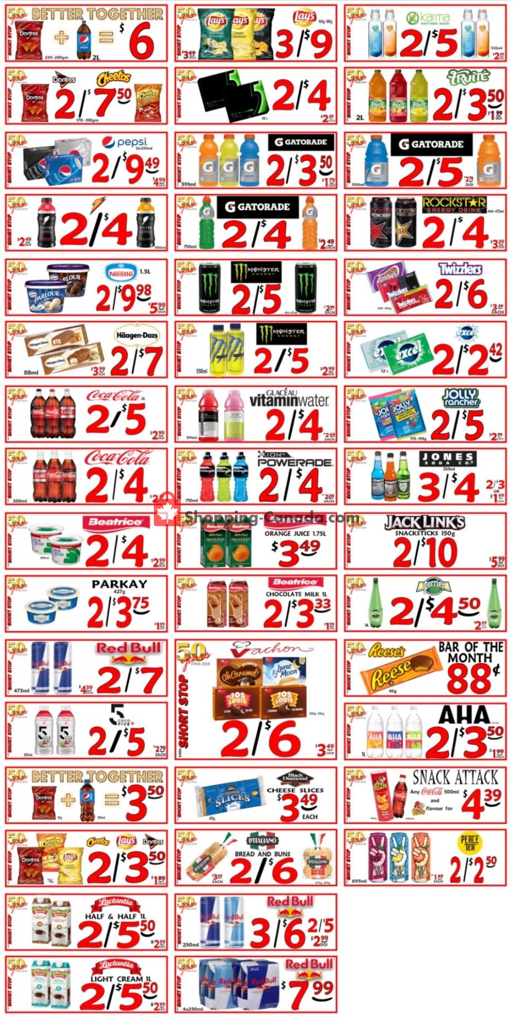 Little Short Stop Stores flyer from Tuesday July 14, 2020 to Monday July 20, 2020 - page 1