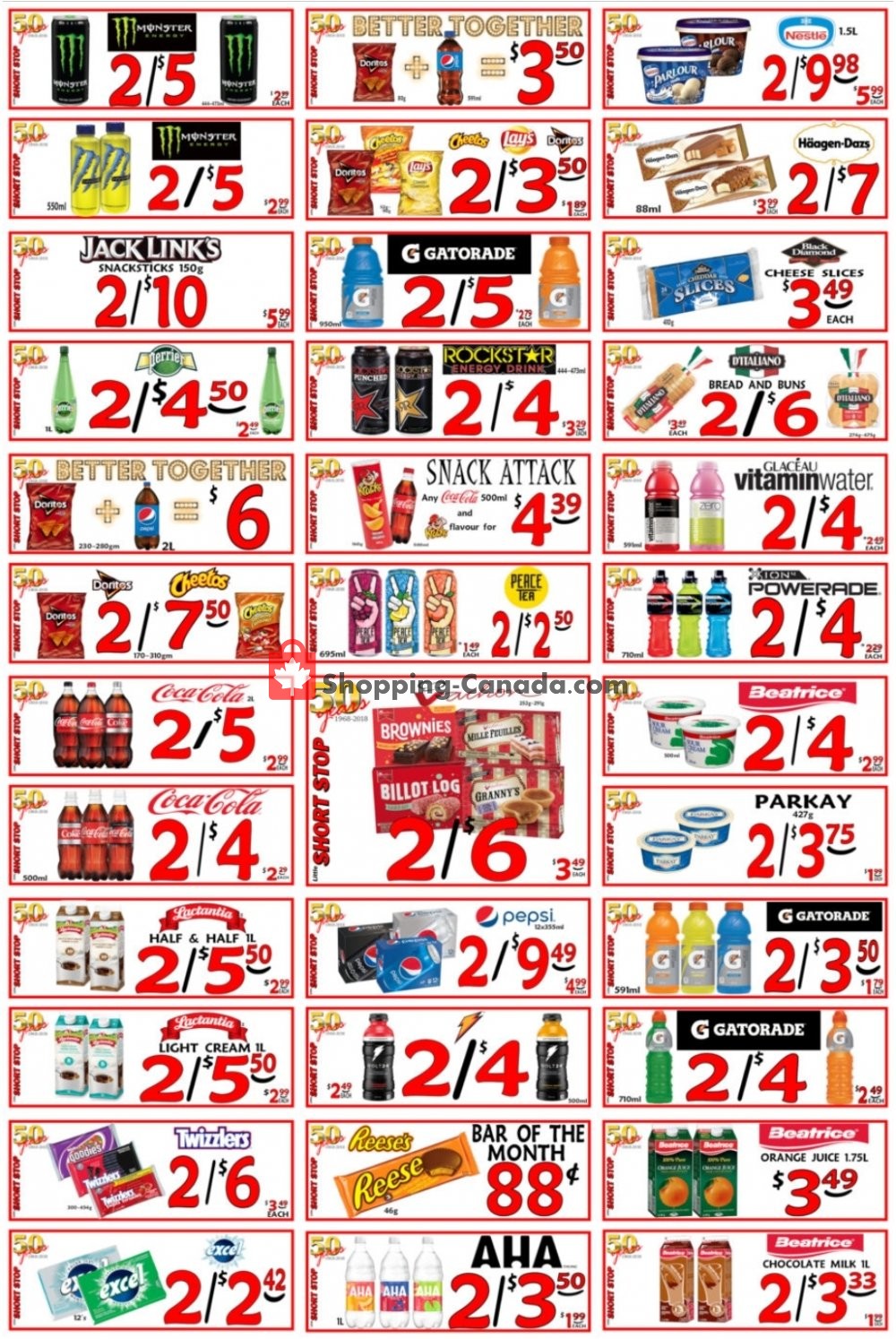 Little Short Stop Stores flyer from Friday July 3, 2020 to Thursday July 9, 2020 - page 1