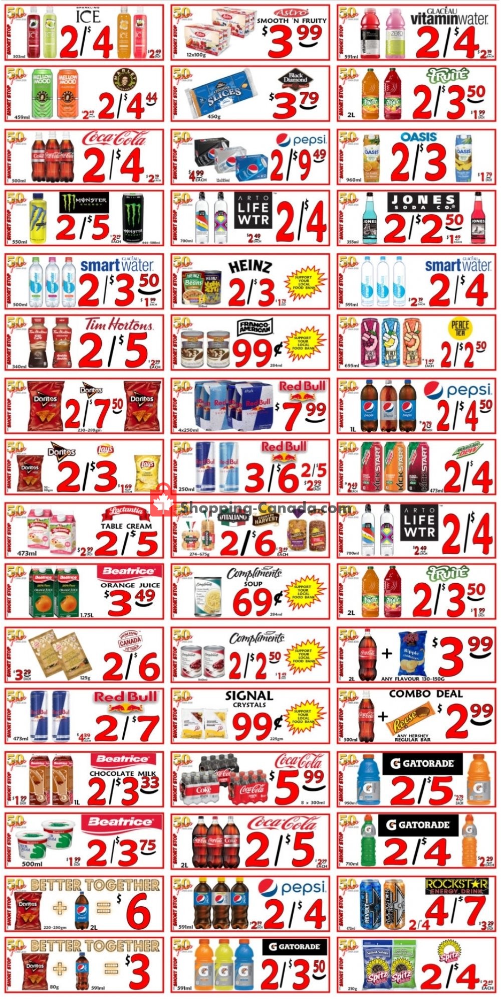 Little Short Stop Stores flyer from Tuesday July 9, 2019 to Monday July 15, 2019 - page 1