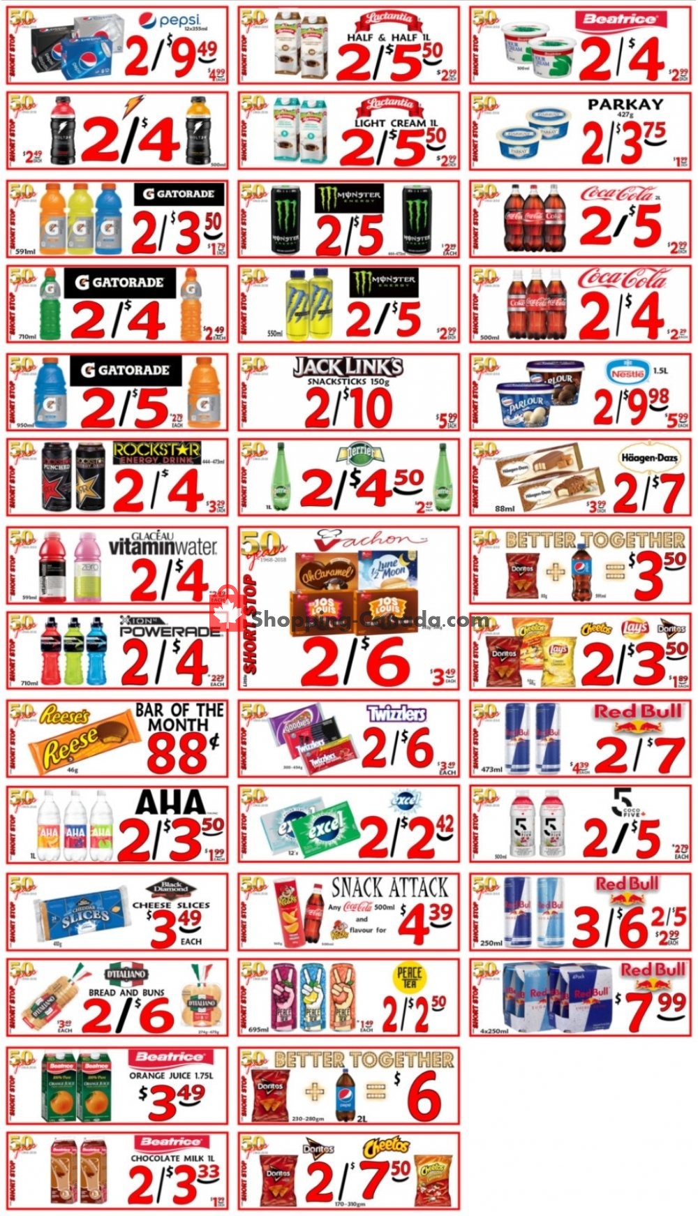 Little Short Stop Stores flyer from Thursday July 9, 2020 to Wednesday July 15, 2020 - page 1
