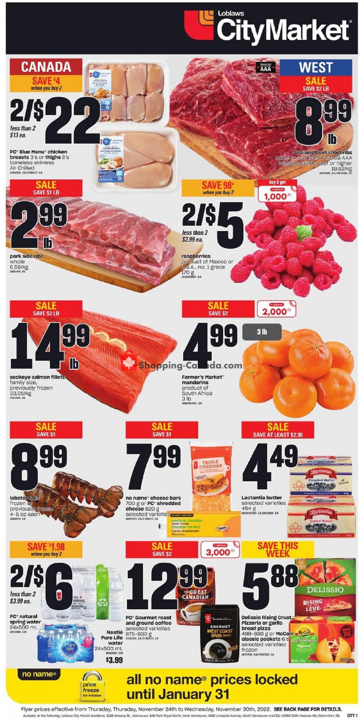 Loblaws flyer from Thursday November 24, 2022 to Wednesday November 30, 2022 - page 4