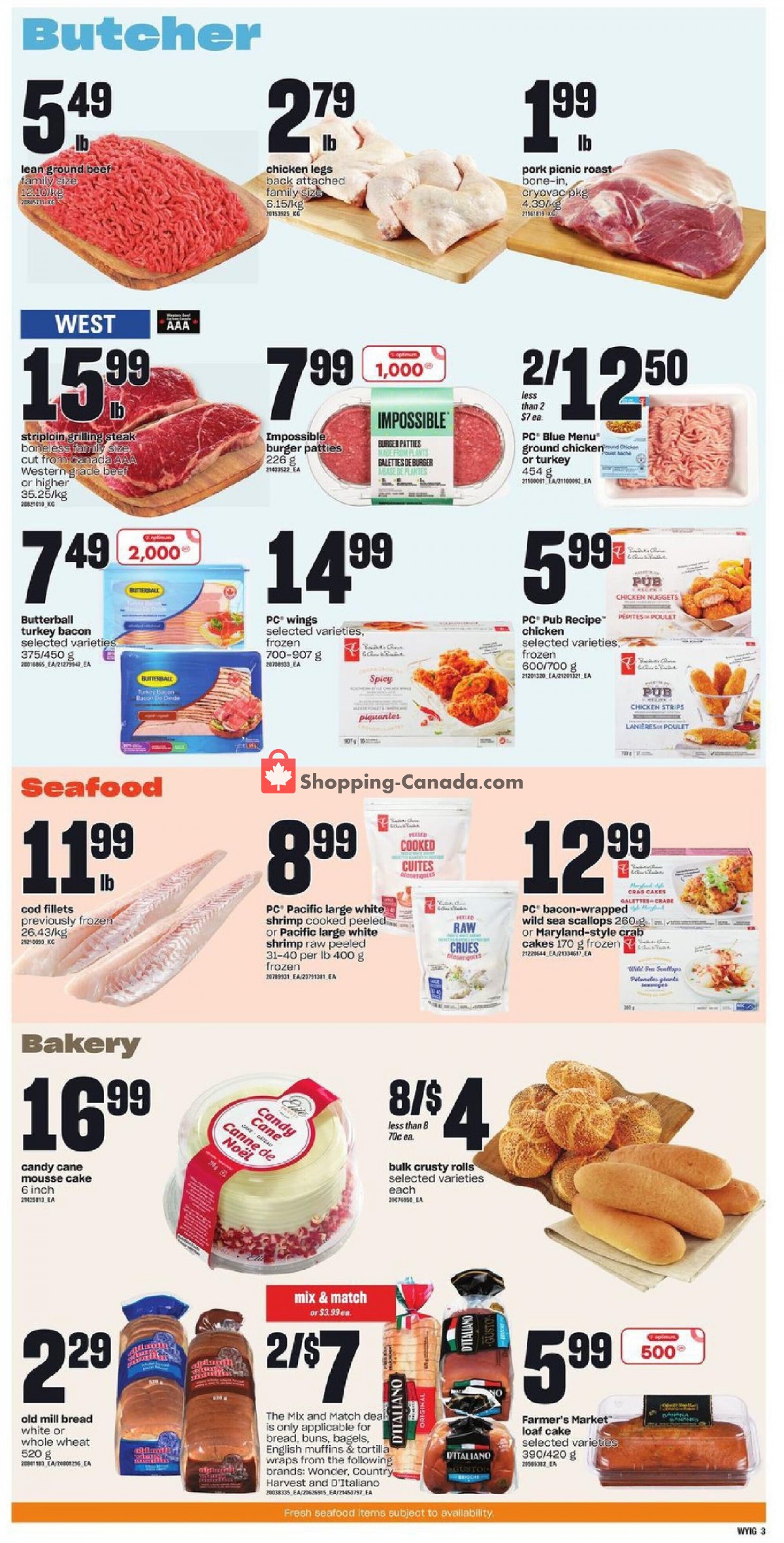 Loblaws flyer from Thursday November 24, 2022 to Wednesday November 30, 2022 - page 7