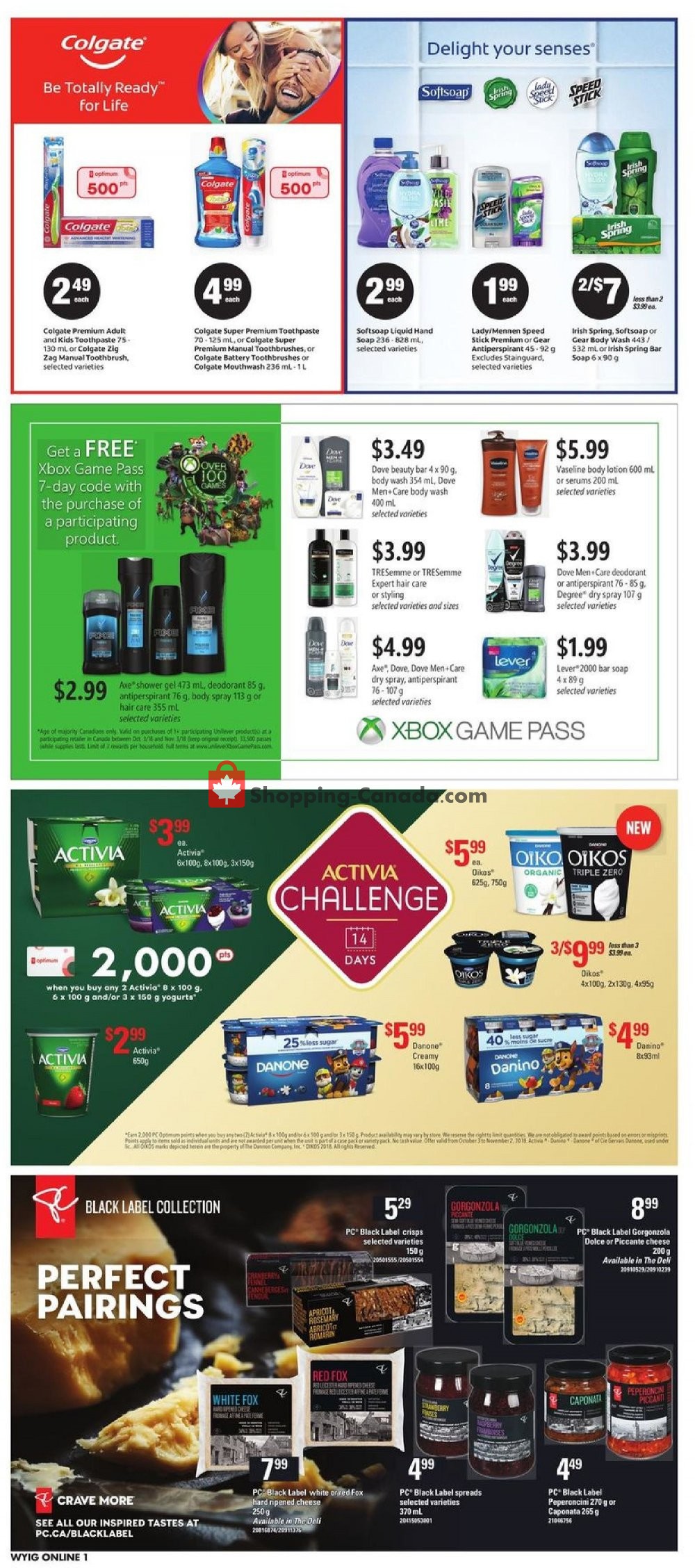 Loblaws flyer from Thursday October 11, 2018 to Wednesday October 17, 2018 - page 10