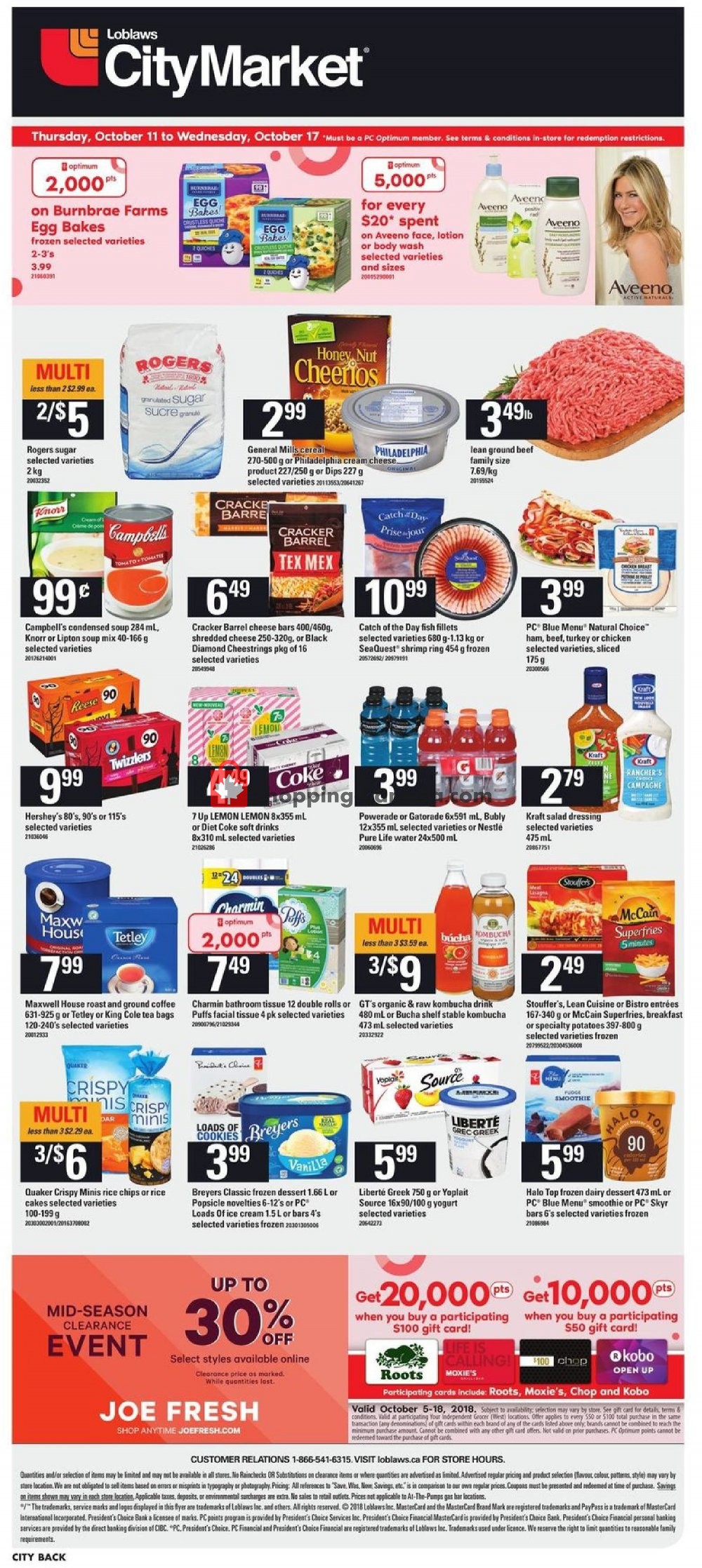 Loblaws flyer from Thursday October 11, 2018 to Wednesday October 17, 2018 - page 15