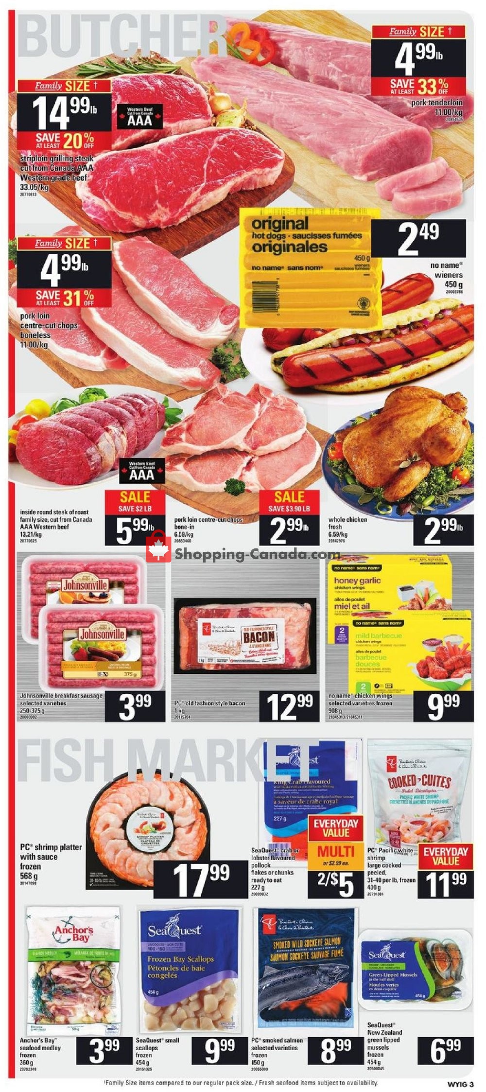 Loblaws flyer from Thursday October 11, 2018 to Wednesday October 17, 2018 - page 3